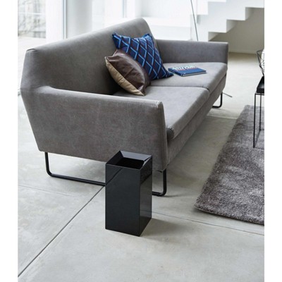 White Plastic Square Modern Waste Basket