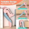 INFURNIC Baby Activity Gyms Adorable Dinosaur Kids Slide, Freestanding with Basketball Hoop, PP and PE Materials, Multicolored, 26.77"*5.91"*15.35" - 4 of 4