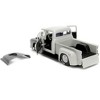1956 Ford F-100 Pickup Truck Tan & Gray Met. and Guile Diecast Figure "Street Fighter" Video Game 1/24 Diecast Model Car by Jada - 4 of 4