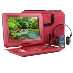 Trexonic 14.1 Inch Portable TV + DVD Player with Swivel TFT-LCD Screen - Manufacturer Refurbished - 1 of 4