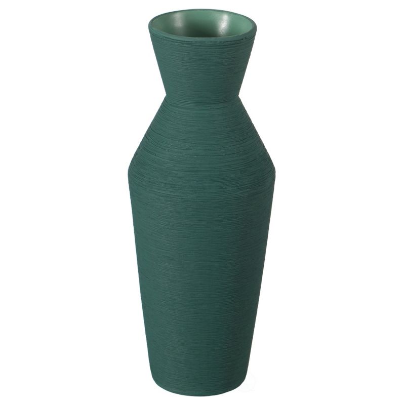 Uniquewise Decorative Ceramic Round Sharp Concaved Top Vase Centerpiece Table Vase, 1 of 6