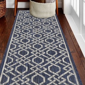 Outdoor Flatweave Rug - Easy to Clean,Perfect for Terrace Use - 1 of 4