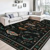 Machine Washable Rug - Low Pile Non-Slip, Ultra-Thin Soft Area Rug for Living Room, Bedroom, Nursery, Playroom & Office - 2 of 4