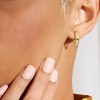 Pure Collection by Ross-Simons Emerald and Diamond-Accented Huggie Hoop Earrings in 14kt Yellow Gold - 4 of 4