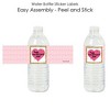 Big Dot of Happiness Be My Galentine - Galentine's and Valentine's Day Party Water Bottle Sticker Labels - Set of 20 - 2 of 4