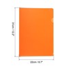 Unique Bargains L-Type A4 Clear Plastic File Folder 24 Pcs - 2 of 4