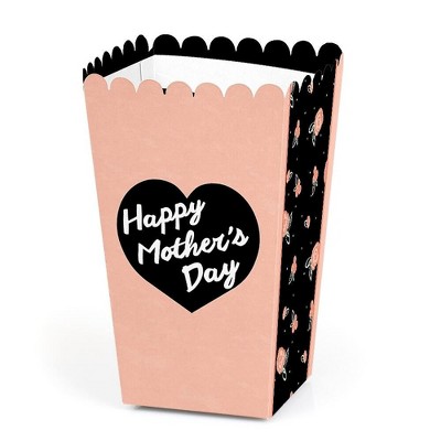 Big Dot of Happiness Best Mom Ever - Mother's Day Party Favor Popcorn Treat Boxes - Set of 12