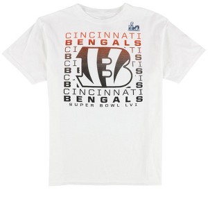 G-III Sports Boys Cincinnati Bengals Super Bowl LVI Graphic T-Shirt, White, L - 1 of 2