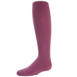 Memoi Girls' Soft Pima Cotton Opaque Tights - 1 of 1