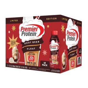 Premier Protein 30g Protein Shake Bottle - Root Beer - 11.5oz/12pk - 1 of 3