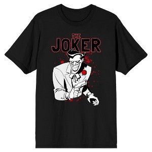Batman The Joker Men's Black Short-Sleeve T-shirt - 1 of 3