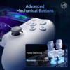 Aukfa M15 Mobile Gaming Controller for Android/iPhone 15 Series,Android Controller with Hall Trigger/Joysticks for Play Minecraft,COD,Gray White - 3 of 4