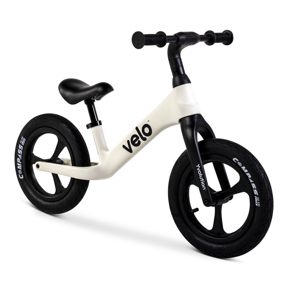 Yvolution Velo Pro 12" Kids' Balance Bike - White