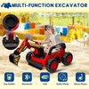 Ride On Excavator for Kids, 4WD Electric Excavator Toy, 12V Battery Powered Construction Truck Digger with Remote Control - 4 of 4