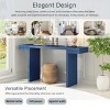 KWPZQEB Large Console Table, 60 Inch Entryway Table with Adjustable Feet, Modern Sofa Side Display Table for Hallway, Living Room - 4 of 4