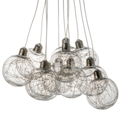 14.4" x 15.5" x 41" Drop Globes Chandelier - A&B Home
