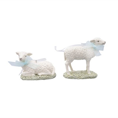 Gallerie II Spring Lamb Ornament Set of 2