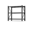 ROOMTEC 3 Tier Heavy Duty Metal Storage Shelving, Adjustable Storage Rack, Industrial Standing Shelves Unit (63"H x 67"W x 19.7"D) - 4 of 4