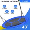 Mastgoal Sturdy & Comfortable 43 Inch Saucer Tree Swing Flying Indoor Outdoor Play Set Swing for Kids - 2 of 4