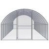 vidaXL Chicken Coop Battery Cage Hen Enclosure Chicken House Galvanized Steel - 2 of 4