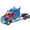 Model Kit Western Star 5700 Truck Blue w/Flames "Transformers" (2017) Movie (Moderate Difficulty) Steel Model by Metal Earth - 2 of 4