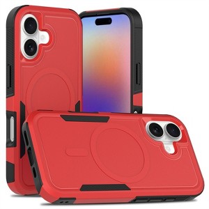 Clotth Case for iPhone 17 Air - Magnetic iPhone Case with Thickened Corners, Hard Shell Case, Compatible with MagSafe - 1 of 4