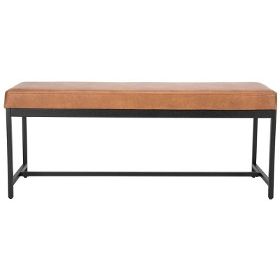 Chase Faux Leather Bench - Safavieh