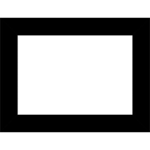 Amanti Art Basic Black Framed Dry Erase Magnetic Board - 1 of 4