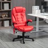 NicBex Office Chair with Adjustable Height Modern PU Leather Computer Chair with Armrests, Massage, Heating Function for Office, Study, Bedroom - 2 of 4