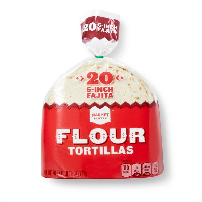 6&#34; Flour Tortillas - 20ct - Market Pantry&#8482;