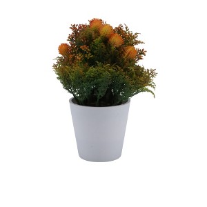 Unique Bargains Artificial Plants Happy Fruit Plastic 3.35"x3.35"x9.45" 1 Pc - 1 of 4