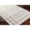 Mark & Day Sammy 8'x10' Rectangle Woven Indoor Area Rugs Metallic - Silver: Modern Handwoven Stripe, Pet Friendly, Stain-Resistant - 4 of 4