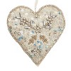 Gallerie II Metallic Shimmer Heart Ornament Assortment of 3 - 4 of 4