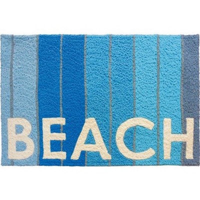 Jellybean "Beach" Indoor/Outdoor Doormats – Coastal-Inspired Design, 20" X 30"
