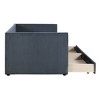 NicBex Twin Size Corduroy Daybed with 2 Drawers,Sofa Bed Frame for Bedroom,Living Room,Apartment - 4 of 4