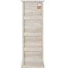 GDFStudio Gaia 64.9" Modern Tall Storage Cabinet with Glass Door, Drawer and Shelves - 4 of 4