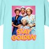 Golden Girls Stay Golden Women's Mint Short Sleeve Tee Shirt - image 2 of 2