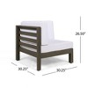 Maggift Outdoor Patio Seating Sets, Unique Design, Ideal for Conversations, Perfect for Gardens and Living Spaces, White, 30.25"*30.25"*26.5" - 4 of 4