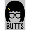 Women's Bob's Burgers Tina Butts Silhouette T-Shirt - image 2 of 3