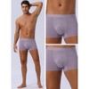 INSPIRE CHIC Men's 3 Pack Soft Elastic Waist Solid Color Regular Fit Basic Boxer Briefs - 4 of 4