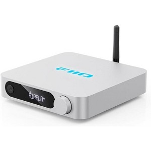 FiiO SR11 AirPlay Audio Streamer Receiver,WiFi Multiroom Streamer,Stream Hi-Res Audio from Spotify, Amazon Music, Tidal (Silver) - 1 of 1