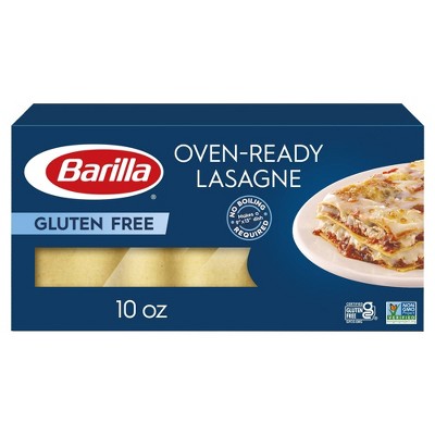 Barilla Gluten Free Oven Ready Lasagna Noodles - 10oz Target