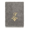 Linum Home Textiles 100% Turkish Cotton MONICA Gold Thread 3PC Embellished Towel Set - 4 of 4