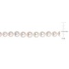 EVERLY JEWELRY | Sterling Silver 6-11mm Graduated Cultured Freshwater Pearl Strand Necklace, 18 inc - 2 of 4