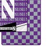 NCAA Northwestern Wildcats Diagonal Ghost Checker Double Sided Blanket - 2 of 3