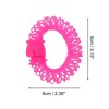 Unique Bargains Women's Durable Large Bangs Hair Rollers 3.15"x2.36" Rose Red Blue Yellow 6pcs - 4 of 4