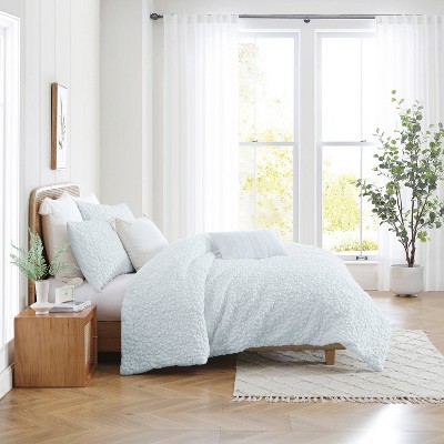 Peri Home 3pc King Floral Bubble Comforter Set