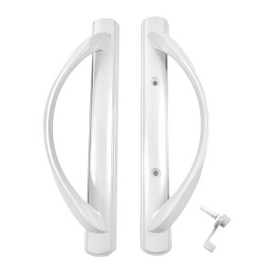 Brixwell 13-645w Patio Door Handle Set White Finish : Target