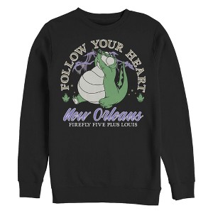 Men's The Princess and the Frog Firefly Five Plus Louis Sweatshirt - 1 of 4