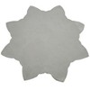 Saro Lifestyle Beaded Snowflake Placemat, 14" Round, White (Set of 4) - 2 of 4